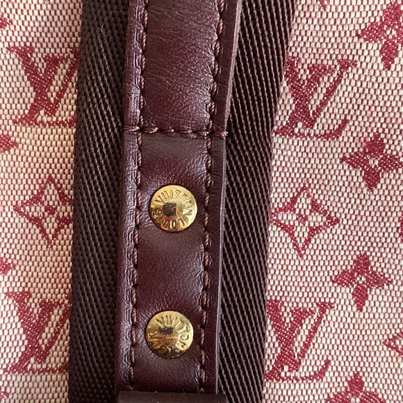 LOUIS VUITTON JOSEPHINE PATENT LEATHER SATCHEL - Picture 9 of 11